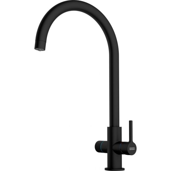 Conjunto grifo de cocina Franke Lina 120.0730.807, filtro para fregadero Franke Clear Water 150.0730.809