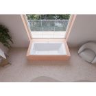 Conjunto bañera rectangular Kaldewei Puro 256300010001, sifón con rebosadero Kaldewei Bis 687676500000