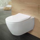 Conjunto taza de inodoro Villeroy & Boch Subway 2.0 5614R001, tapa de inodoro Villeroy & Boch Subway 2.0 9M68S101/9M68S1R1