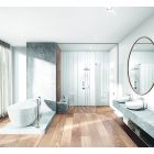 Conjunto grifo de bañera y ducha Kludi Bozz 386590576, ducha con efecto lluvia Kludi A-QA 6432505-00, 88011, 6651405-00, 3912005-00, 610710500, 6054705-00