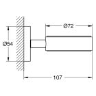 Conjunto escobilla de baño Grohe Essentials 40374001, botón de descarga Grohe Skate 38732000, 40367001, 40369001, 40365001, 40394001, 40364001
