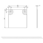 Conjunto lámpara de pared Rabalux Turgon 75017, espejo Elita Sote RE065802000010