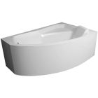 Conjunto bañera de esquina Besco Rima #WAR-130-NP, sifón de bañera Besco Rima OAR-130-NS