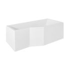 Conjunto bañera de esquina Besco Integra #WAI-150-PL, sifón de bañera Besco Integra #OAI-150-NS