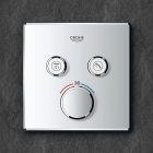 Conjunto grifo de bañera y ducha Grohe Grohtherm SmartControl 29124000, brazo de ducha con efecto lluvia Grohe Rainshower 26564000, 26405000, 35600000