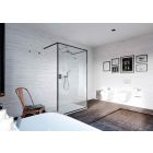Conjunto grifo de bañera y ducha Kludi Bozz 386590576, ducha con efecto lluvia Kludi A-QA 6432505-00, 88011, 6651405-00, 3912005-00, 610710500, 6054705-00