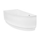 Conjunto bañera de esquina Besco Praktika #WAP-150-NL, sifón de bañera Besco Praktika OAP-150-NL
