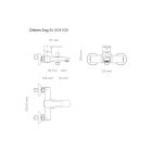 Conjunto conjunto de ducha Oltens Molle 36020100, grifo de bañera y ducha Oltens Jog 34003100