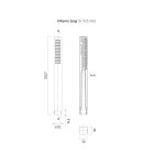 Conjunto alcachofa de ducha Oltens Sog 37103100, manguera de ducha Oltens Ronneby 37200100, 37400100