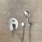 Conjunto grifo de bañera y ducha Oltens Vernal 34104100, ducha con efecto lluvia Oltens Sondera 37002100, 37100100, 39400100, 39302100, 37200100, 37401100