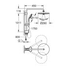 Conjunto conjunto de ducha Grohe Euphoria 27421002, grifo de bañera y ducha Grohe Essence 33624001