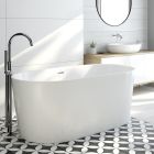 Conjunto bañera exenta Oltens Inga 12007000, embellecedor de tapón Oltens 09002300