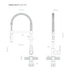 Conjunto grifo de cocina Oltens Duf 35203100, fregadero de granito Oltens Gravan 72400300