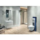 Conjunto armario Cersanit Moduo S929-010, lavabo Cersanit Moduo K116-050, S590-030, K116-018, K116-020, S590-023