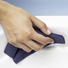 Conjunto marco empotrado Oltens Triberg 50001000, taza de inodoro con asiento de cierre suave Oltens Ribe 42011000