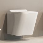 Conjunto marco empotrado Tece Base 9400407, taza de inodoro con asiento de cierre suave Omnires Fontana FONTANAMWBP, 9240407