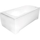 Conjunto bañera rectangular Besco Shea #WAS-150-PK, sifón de bañera Besco #OAP-150-UNI