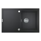 Conjunto fregadero de granito Grohe K400 31639AP0, grifo de cocina Grohe Start 304702430