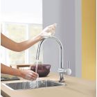 Conjunto grifo de cocina Grohe Minta 31358002, fregadero de granito Grohe K700 31654AP0