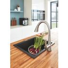 Conjunto grifo de cocina Grohe Zedra 32294DC2, fregadero de granito Grohe K700 31655AP0