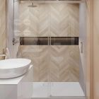 Conjunto puerta de ducha Excellent Rols KAEX.2612.1200.LP1/2, puerta de ducha Excellent Rols KAEX.2612.1200.LP2/2