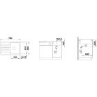 Conjunto fregadero de granito Blanco Legra 45 S 522203, grifo de cocina Oltens Lista 35202100