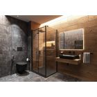 Conjunto puerta de ducha Deante Kerria Plus KTSXN41P, mampara de ducha walk-in Deante Kerria Plus KTS_N30P