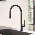 Conjunto grifo de cocina Hansgrohe Talis M54 72801670, fregadero de acero Hansgrohe S 71 43428800, 43921800