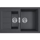 Conjunto grifo de cocina Oltens Duf 35203100, fregadero Tectonite Franke Sirius 2.0 143.0618.687