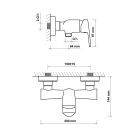Conjunto grifo para ducha Hagser Della HGR20000033, alcachofa de ducha Hagser Lara HGR20000037, HGR15000037, HGR90000037