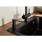 Conjunto grifo de cocina Blanco Catris-S 525793, dispensador de líquidos Blanco Lato 525789