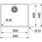 Conjunto fregadero de acero Franke Maris 122.0525.271, grifo de cocina Franke Atlas 115.0521.438