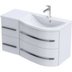 Conjunto armario Oristo Opal OR30-SD4S-90-1-P, lavabo Oristo Opal UME-OP-90-92-P