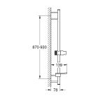 Conjunto grifo para ducha Grohe Essence 24057GN1, barra de ducha Grohe Rainshower 26603GN0, 26574GN0, 27057GN0, 35600000, 28388GL1