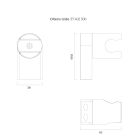 Conjunto alcachofa de ducha Oltens Sog 37103300, manguera de ducha Oltens Ronneby 37200300, 37402300