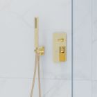 Conjunto barra de ducha Oltens Alling 37300800, alcachofa de ducha Oltens Sog 37103800, 37201800
