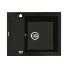 Conjunto fregadero de granito Oltens Gravan 72102300, grifo de cocina Oltens Skafta 35206300
