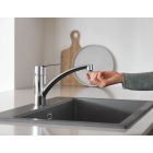 Conjunto fregadero de granito Grohe K400 31639AP0, grifo de cocina Grohe Start 30530002