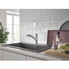 Conjunto fregadero de granito Grohe K500 31644AP0, grifo de cocina Grohe Start 30531DC1