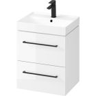 Conjunto armario Cersanit Larga S932-067, lavabo Cersanit Larga K120-008