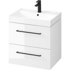 Conjunto armario Cersanit Larga S932-070, lavabo Cersanit Larga K120-009