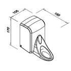Conjunto dispensador de papel Faneco Pop P400PGWG, portarrollos de papel higiénico Faneco Pop J18PGWG, SA500PGWG