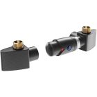 Conjunto radiador de baño Instal Projekt Retto RET-40/110C12, kit termostato Instal Projekt Z17 606400001C12