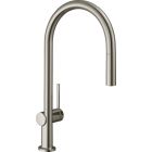 Conjunto grifo de cocina Hansgrohe Talis M54 72803800, fregadero de acero Hansgrohe S 71 43428800, 43921800