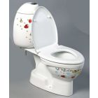 Conjunto taza de inodoro compacto Creavit Kid CK310.11CB00E.FF00, cisterna universal Creavit Kid CK400.00CB00E.FF00, KC0802.01.1, IT1025