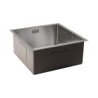 Conjunto fregadero de acero Oltens Stalvask 71100100, grifo de cocina Oltens Borga 35207100