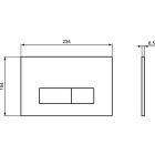 Conjunto conjunto Combi-Pack con tapa Ideal Standard i.Life O T572501, marco empotrado Ideal Standard Prosys E233267, R0121A6