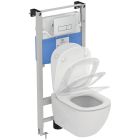 Conjunto conjunto Combi-Pack con tapa Ideal Standard i.Life O T572501, marco empotrado Ideal Standard Prosys R020467, R0121AA