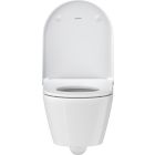 Conjunto marco empotrado Duravit DuraSystem WD1011000000, taza de inodoro con asiento de cierre suave Duravit D-Neo 45880900A1, WD5001011000