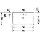 Conjunto armario Duravit No. 1 N14283049490000, lavabo Duravit No. 1 23758000002